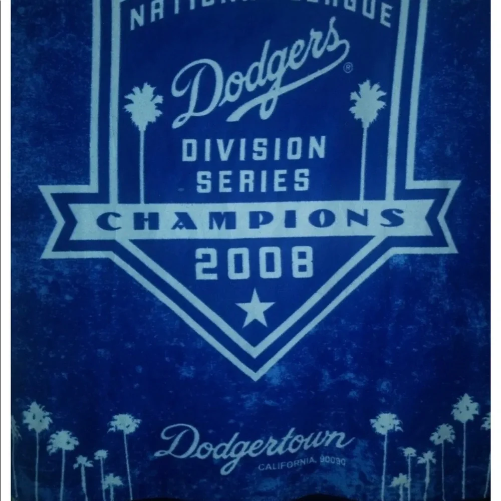 Los Angeles Dodgers 2008 Championship Blanket